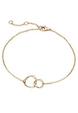 handsome small eternity circles gold bracelet for babies and kids